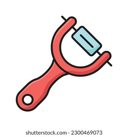 peeler icon vector design template in white background