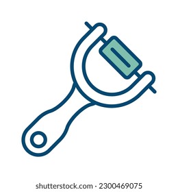 peeler icon vector design template in white background