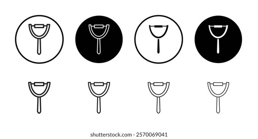 Peeler kitchen tool icon Outline vector for web ui