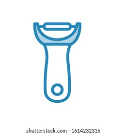 Peeler kitchen tool icon vector design template