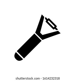 Peeler kitchen tool icon vector design template