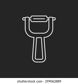 Peeler line icon