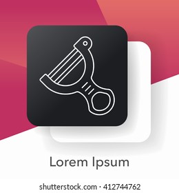 Peeler line icon