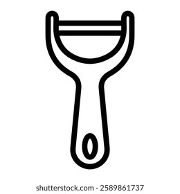 Peeler Line Icon Design For Personal And Commercial Use