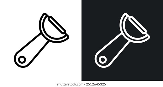 Peeler delineó la colección de Vector de íconos.