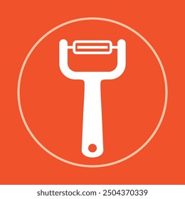 Peeler trendy icon inventive abstract vector illustration colorful artwork beautiful design.eps