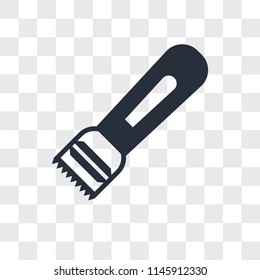 Peeler vector icon isolated on transparent background, Peeler logo concept