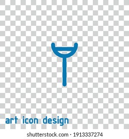 peeler vector icon on an abstract background