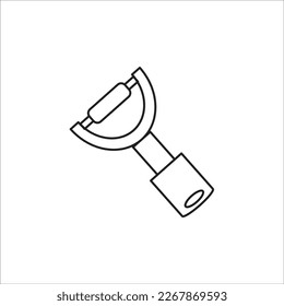 peeler vector line new icon