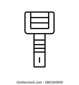 Peeler Vegetable Fruit Kitchen Utensil Line Icon