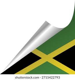 Removendo as camadas do vibrante design da bandeira da Jamaica.