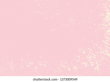 peeling paint vector illustration of old vintage grunge texture background in pastel pink with damaged beige grunge paint spatter design