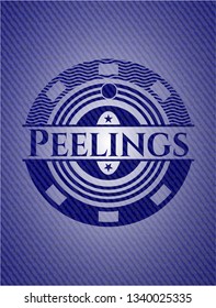 Peelings with jean texture