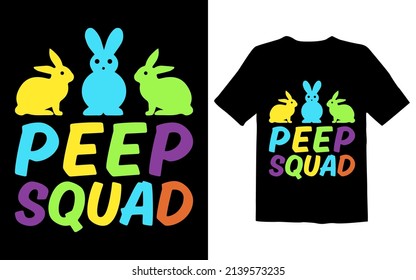 PEEP SQUAD T Shirt Design