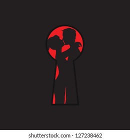 peep through the keyhole for lovers