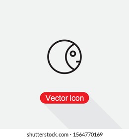 Peeping Emoticon, Peeping Icon Vector Illustration Eps10