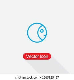 Peeping Emoticon, Peeping Icon Vector Illustration Eps10