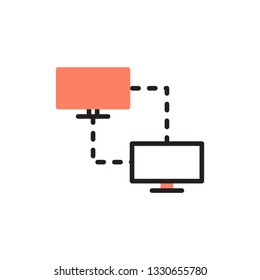 peer to peer icon. cryptocurrency icon modern design