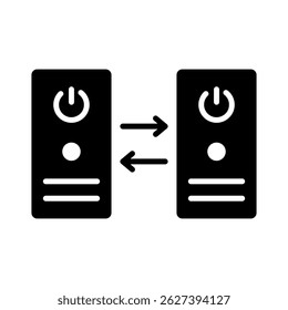 Peer To Peer Icon Element For Design