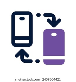 peer to peer icon. vector dual tone icon for your website, mobile, presentation, and logo design.