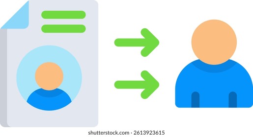 Peer Review Icon Flat Vector Illustration