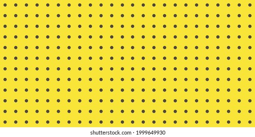 Peg board perforated texture background material with round holes seamless pattern board vector illustration. Wall structure for working bench tools.