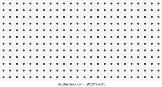 Peg board perforated texture background material with round holes seamless pattern board vector illustration. Wall structure for working bench tools.