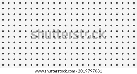 Peg board perforated texture background material with round holes seamless pattern board vector illustration. Wall structure for working bench tools. Foto stock © 