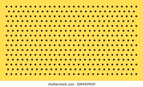 Peg board perforated texture with round holes. For tools on the wall. Pattern vector illustration.