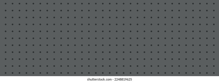 Peg board perforated texture with round holes pattern. Board with spaced holes. Tool organizer workshop vector illustration.