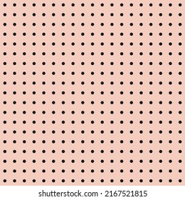 Peg board seamless pattern, pegboard wall grid background, vector realistic texture. Peg board of metal or wood grid, workshop pegboard rack with perforated holes or dotted pattern