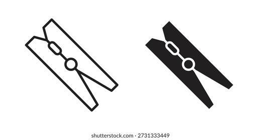 Icono de clavija sobre fondo blanco. Icono de Vector de stock