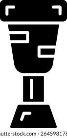 Peg Leg Novo Design de Ícone de Vetor Criativo