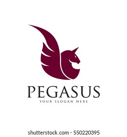 Pegasus, Flying Horse Logo Design