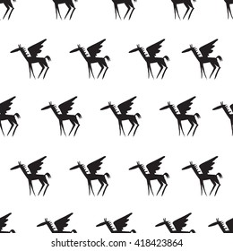 Pegasus horse pattern