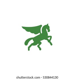 Pegasus Horse Vector Logo Design Template Element