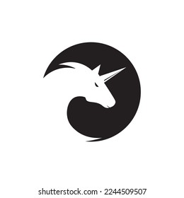 Pegasus icon logo free vector design
