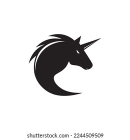 Pegasus icon logo free vector design