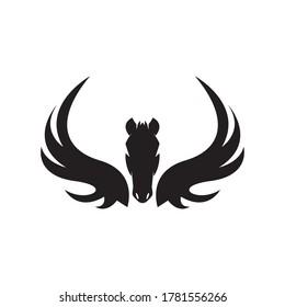 Pegasus icon and symbol vector illustration