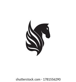 Pegasus icon and symbol vector illustration