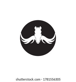 Pegasus icon and symbol vector illustration