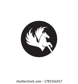 Pegasus icon and symbol vector illustration