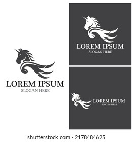 Pegasus icon and symbol vector template