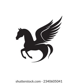 Diseño del vector del icono Pegasus