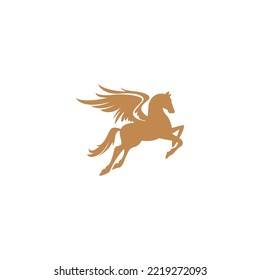 Pegasus logo icon design illustration vector