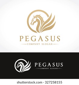 Pegasus logo template