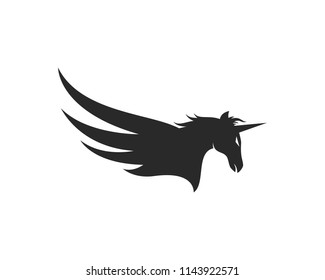 Pegasus Logo Template Vector illustration design