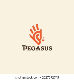 PEGASUS logo for use any business field