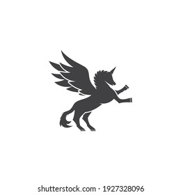 Pegasus logo vector illustration template
