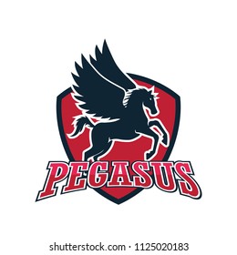 pegasus logo for your business, vector illustration